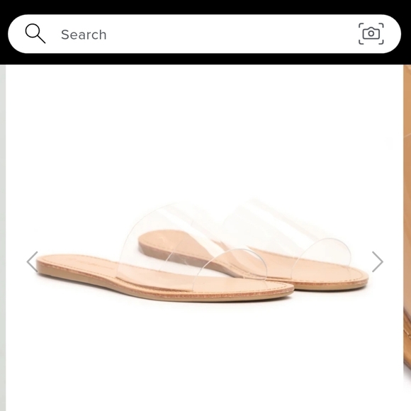 Fashion Nova Clear Sandals - Picture 2 of 6